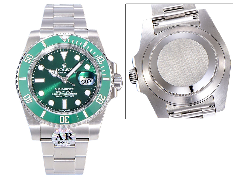 AR V4 Rolex Submariner Date Green 1136ETA